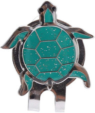 Golf Ball Marker Hat Clip, Magnetic Marker - 6 Patterns to Choose from Tortoise