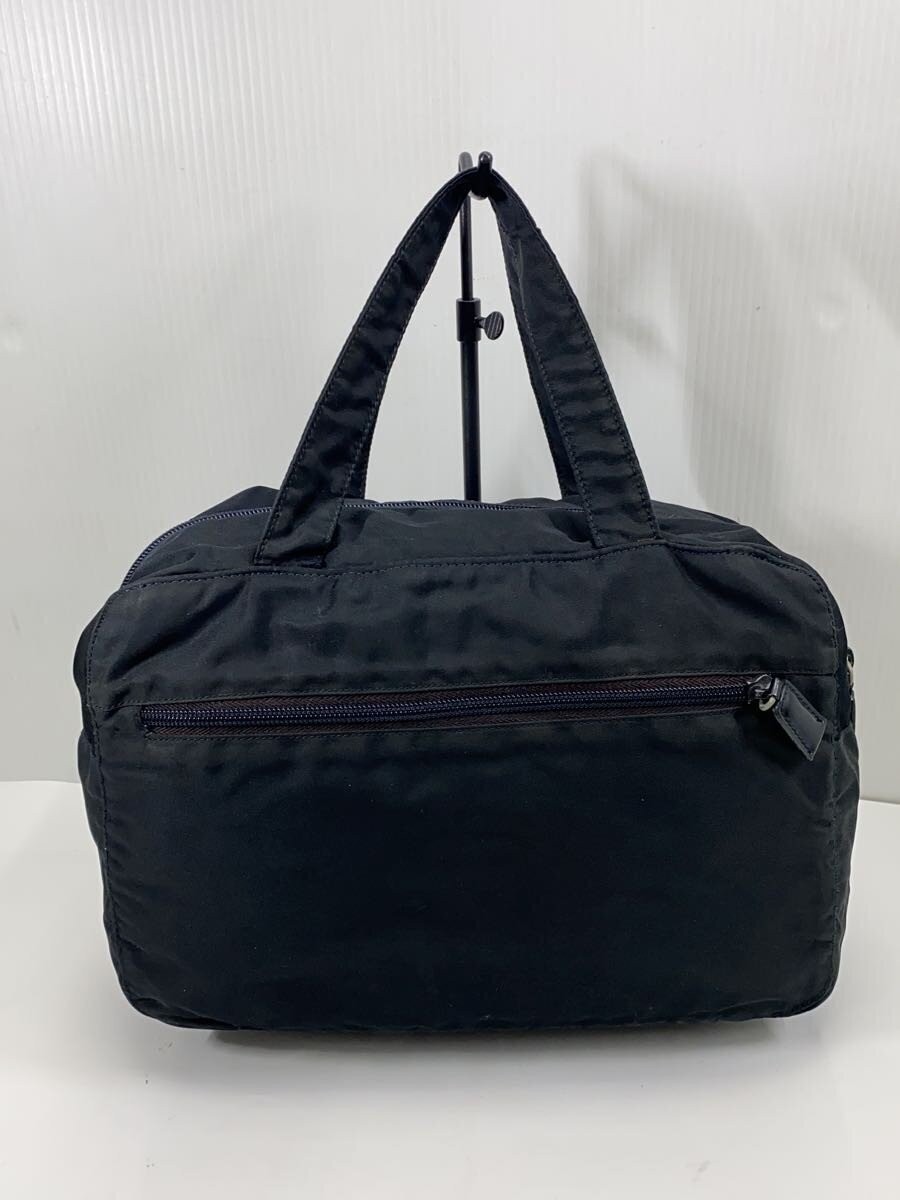PRADA Handbag Nylon BLK Solid ZIP discoloration p… - image 3