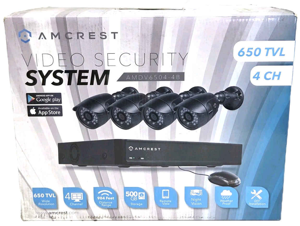 650 Tvl 4 Channel Bullet New!