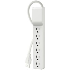 Belkin 6-Outlet Home/Office Surge Protector with 6' Power Cord, White