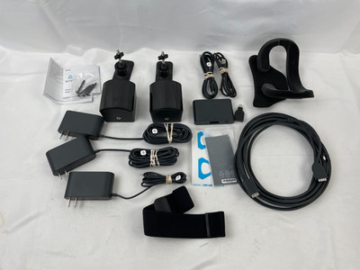 HTC Vive Pro 2 Accessory Kit 2x VR Base Station 2.0, 1x Vive Link Box & Cables