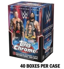 2026 TOPPS CHROME WWE Wrestling VALUE BLASTER 40-BOX CASE Brand New Ready 2 Ship