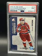 2005 In The Game Heroes & Prospects Alexander Ovechkin #279 PSA 9 Rookie RC