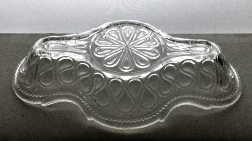 EAPG Antique U. S. Glass No. 15010 RIBBON CANDY Clear Glass Relish Dish - Picture 5 of 8