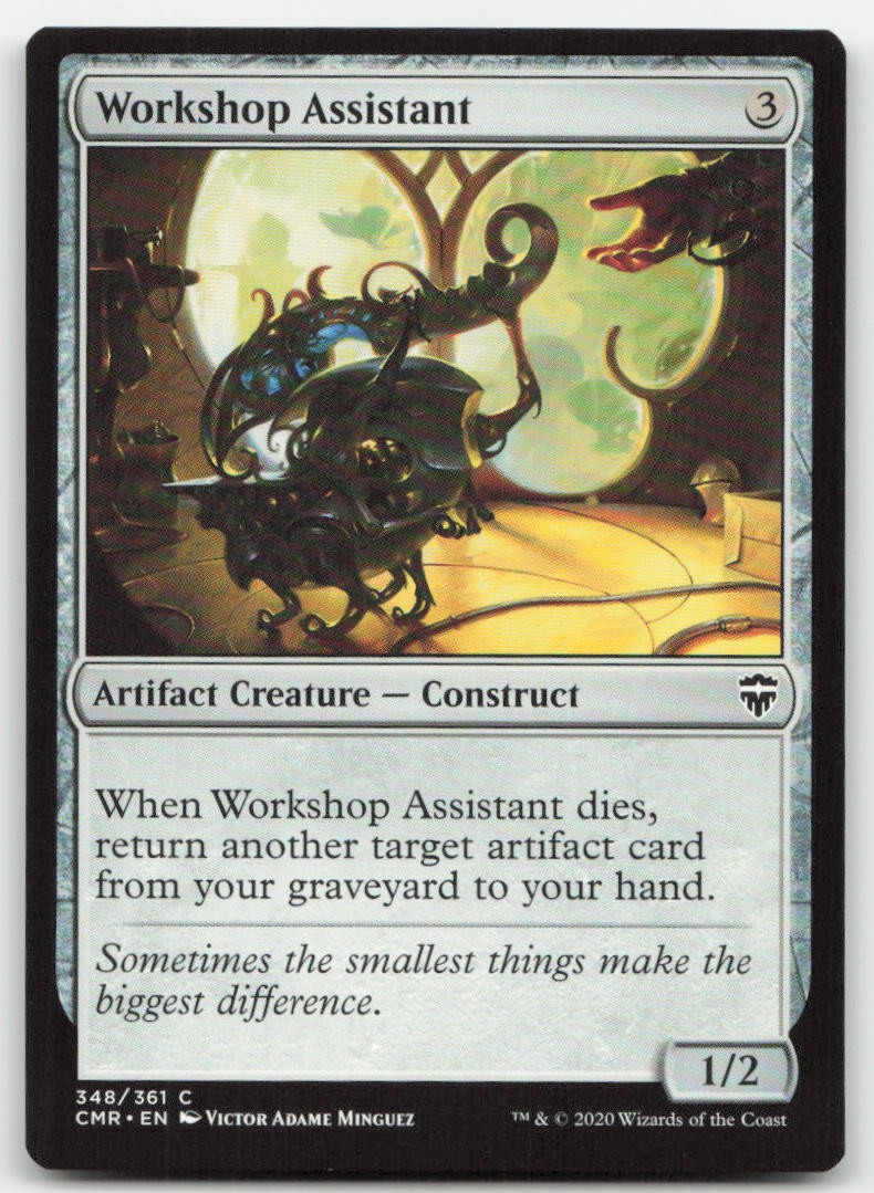 Workshop Assistant 348 CMR Commander Legends Magic MTG NM