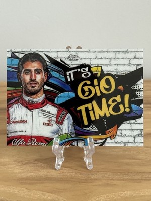 Antonio Giovinazzi 2020 Topps Chrome Formula 1 F1 Track Tags TT-12 It s Gio Time