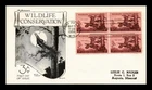 Dr Jim Stamps FDC Wildlife Conservation Wild Turkey Block Aristocrats Lowry