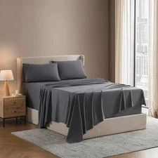 Short Queen Sheet Set - 1800 Ultra-Soft Microfiber - Double Brushed