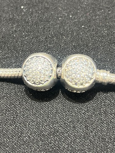 2 Piece~PANDORA Dazzling Droplet Charm, Clear CZ 796214CZ