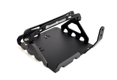 GrimmSpeed Fits 08-14 Subaru WRX STI Lightweight Battery Mount Kit Black NEW