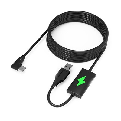 16ft Link Cable Extra Charging Port for Quest 2/PICO4/Neo3/Meta Quest Pro Link