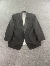Vintage Christian Dior Tuxedo Jacket 50 L Black Wool Formal Wedding Luxury Satin