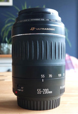 CANON EOS EF 55-200mm II USM LENS GREAT CONDITION