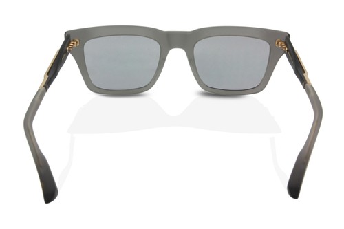 Dita Sunglasses Wasserman DTS700-03 Satin Crystal Grey/White Gold/grey Authentic - Picture 4 of 11