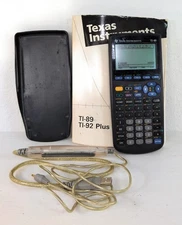Texas Instruments TI-89 Titanium Graphing Calculator & Cover & USB Cable