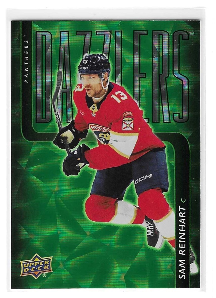 2025-26 Upper Deck Series 1 - Dazzlers Green #DZ-6 Sam Reinhart | eBay