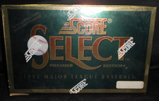 1993 Score Select Baseball Premier Edition Hobby Box Packs Unsearched Jeter