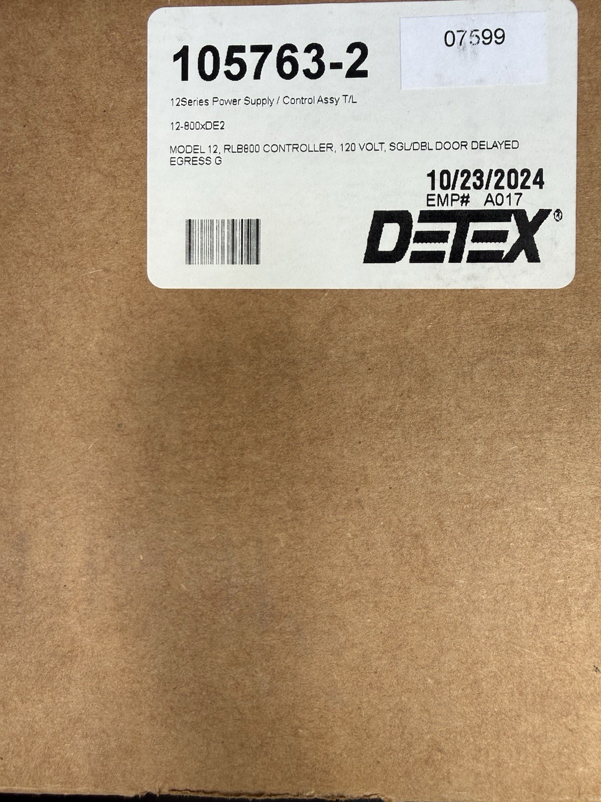 Detex 12-800 Series Universal Logic Controller & Power Supply Unit New