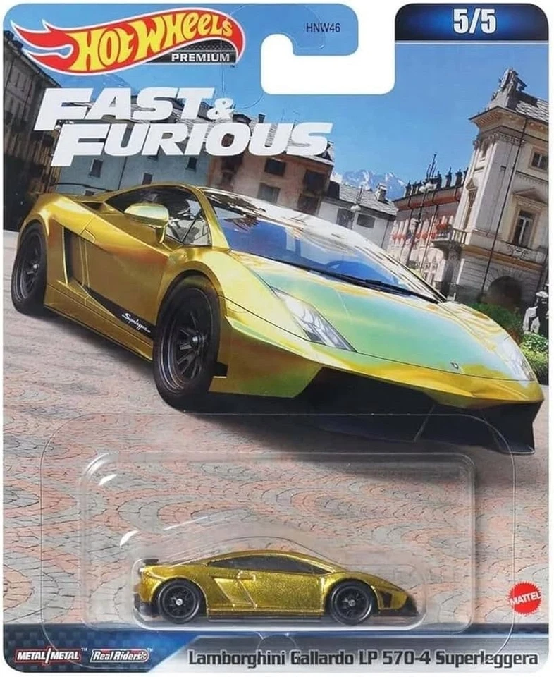 Hot Wheels Premium 5/5 Fast & Furious Lamborghini Gallardo LP 570-4 Superleggera Foto 2 de 4