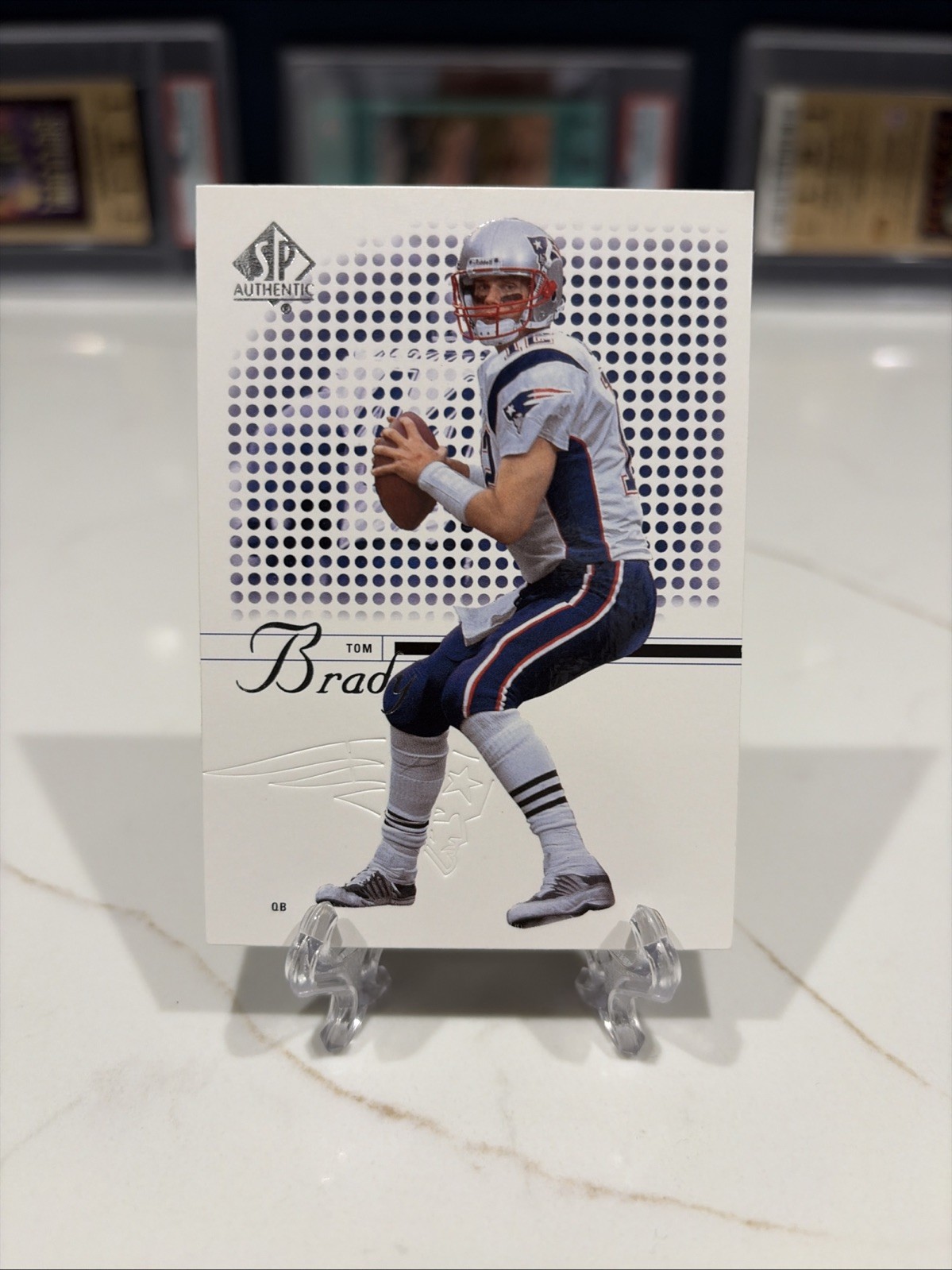 Tom Brady 2002 UPPER DECK SP AUTHENTIC #1 INVEST GOAT HOF MVP TB12