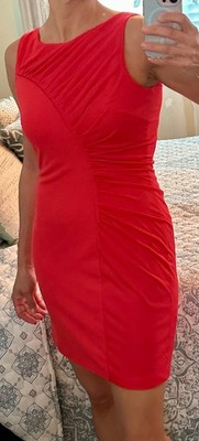 Halston Heritage Red Mini Dress size 6