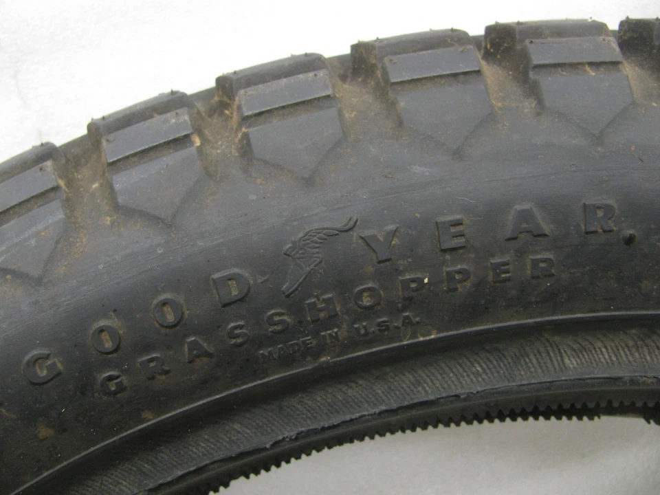 NOS 19" Good Year Grasshopper Tire Harley Knucklehead Flathead EL WR WLDR KR XLR - Image 3 of 4