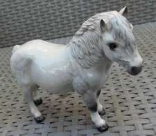 Royal Doulton Horse Shetland Pony Woolly Mare DA185 Dapple Grey Gloss Figure.