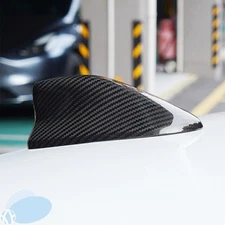 Real Carbon Fiber Car Shark Fin Antenna Cover Trim For 18-23 Honda Accord 10th