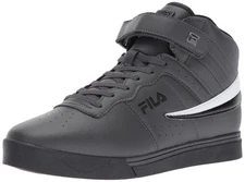 Fila Men's Vulc 13 MID Plus 2 Walking Shoe, Dark Shadow/Black/White, 11 D US