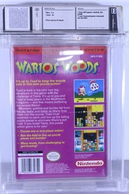 Wario's Woods Nintendo NES Oval SOQ Factory Sealed New WATA 9.4 A+ Graded