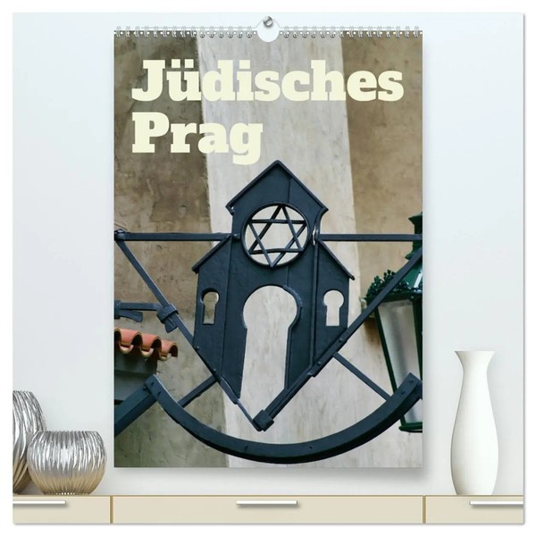 JüDisches Prag (Hochwertiger Premium Wandkalender 2026 DIN A2 Hoch),...-image