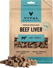 Vital Essentials Beef Liver Dog Treats, 15 oz  15 Ounce Pack of 1 