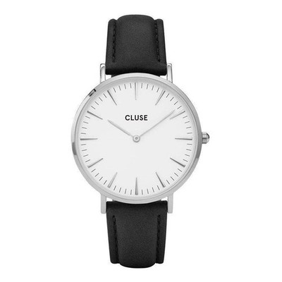Cluse La Bohme Women's Quartz Black Leather Watch CL18208