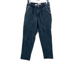 Vintage 90s 80s Calvin Klein blue jean pleated high rise tapered leg normcore 32