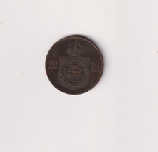 BRAZIL. 20 REIS 1869. PEDRO II. VERY NICE GRADE COIN.JJ560