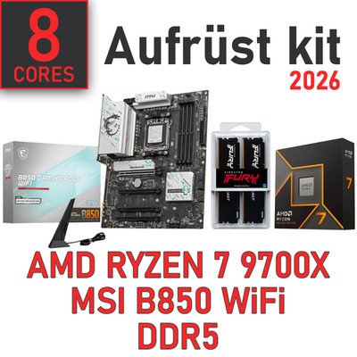 PC Bundle Aufrüstkit Gaming Set AMD Ryzen 7 9700X + MSI Mainboard ( DDR5 RAM)