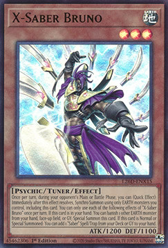 YuGiOh X-Saber Bruno (V.2) L26D-ENX15 Ultra Rare Englisch Neu 1st
