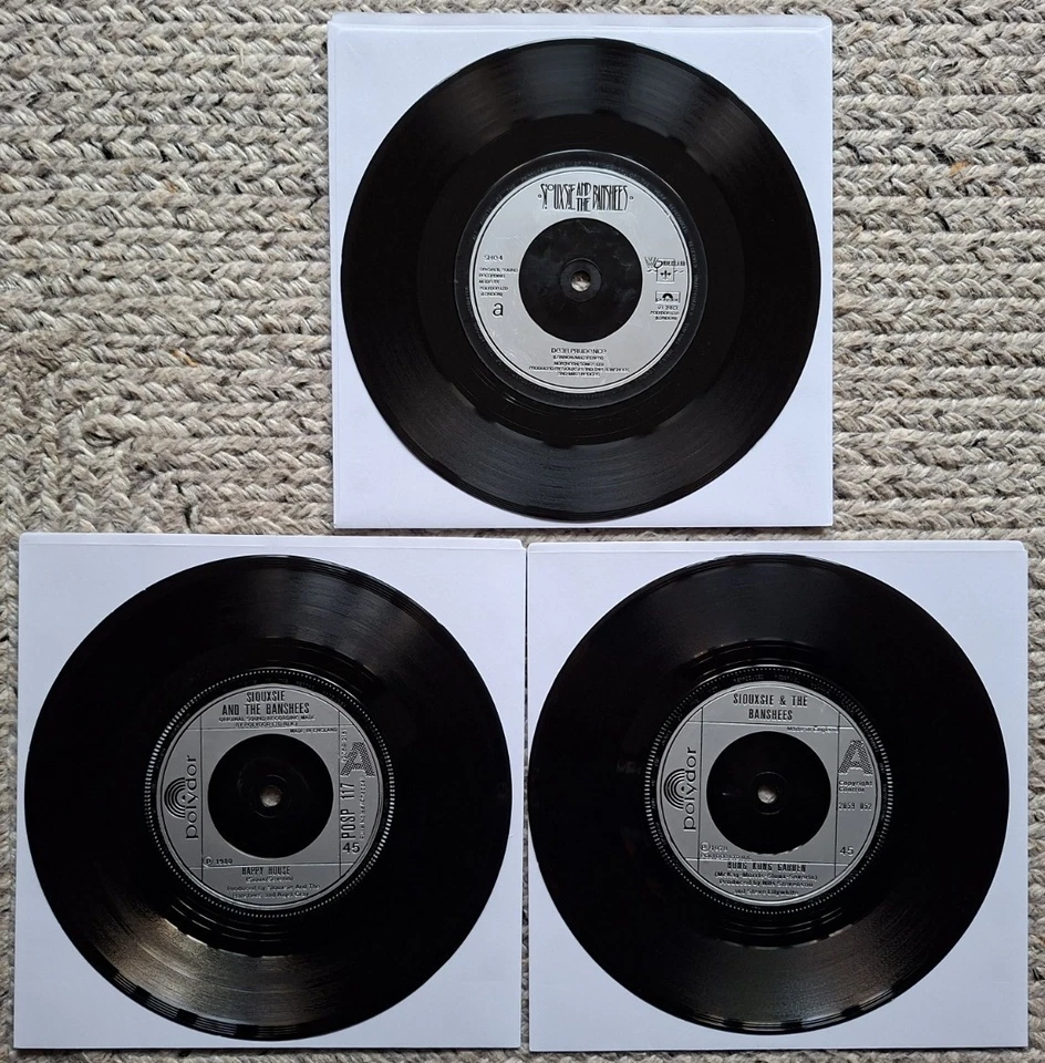 Siouxsie & The Banshees “Hong Kong Garden, Happy House, Dear Prudence 7" x 3 and - Image 3 of 4