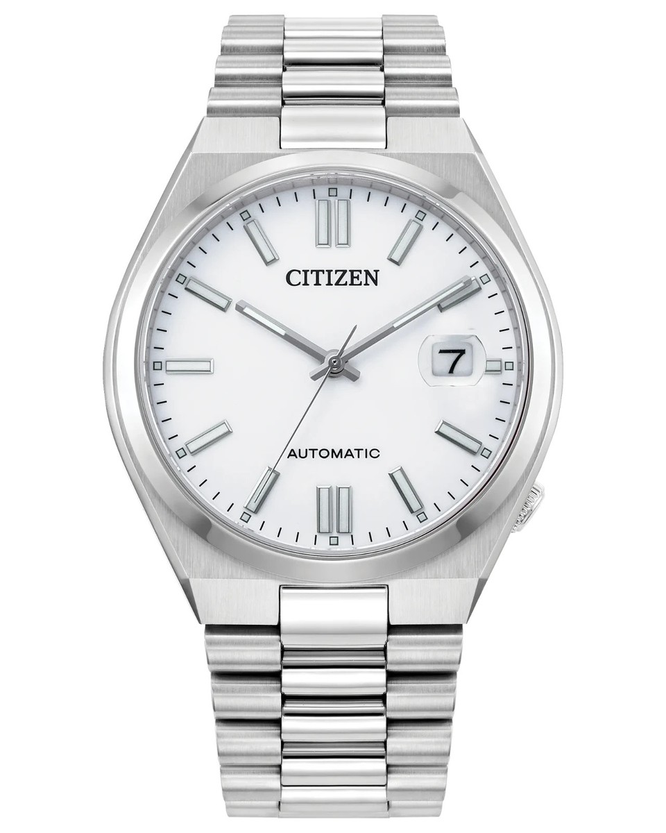 Citizen Men's Tsuyosa Date Window Silver Automatic Watch 40MM