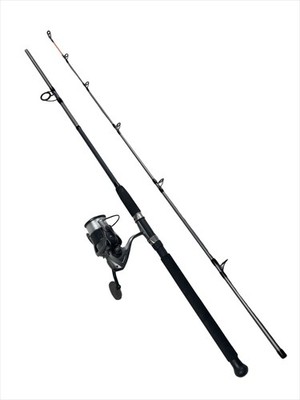 Grit Stick Fishing Rod and Reel Spinning Combo,7-foot Medium Heavy action2-piece