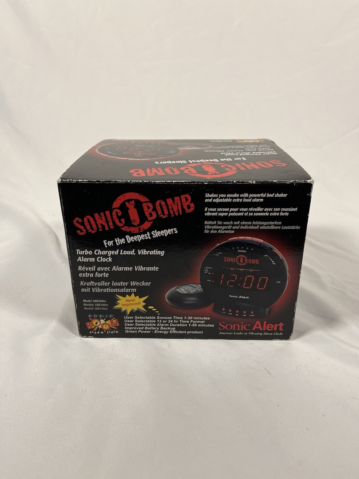 With Bed Shaker - Black - In Box Model Sbb500ss