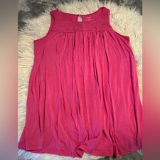 Motherhood Maternity Vibrant Pink Tank Top