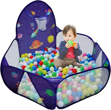 Kids Ball Pit, Pop up Children Play Tent, Toddler Ball Pool Baby Crawl Playpen w