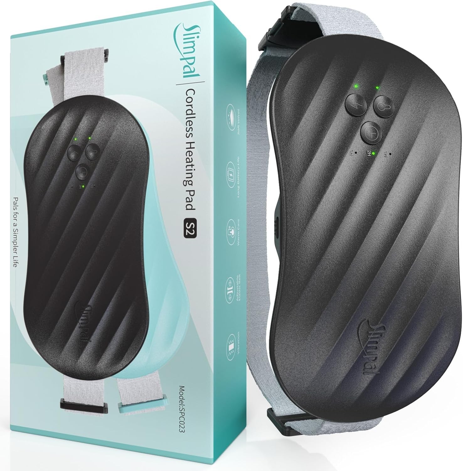 Menstrual Cramps Cordless Heat Belt Back Belly Relief