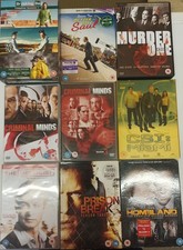 DVD Bundle x 11 Seasons US TV Drama Breaking Bad 1-3, Criminal Minds, Homeland