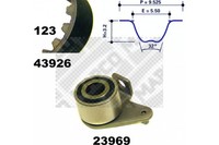 Zahnriemensatz FüR Volvo 240 P242 P244 P245 940 II 1993-1998
