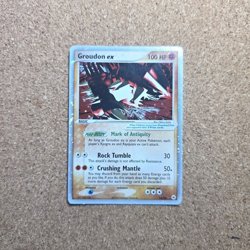 #2 Groudon ex EX Hidden Legends Ultra Rare 93 *P2