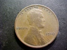 1910 Wheat One Cent Penny Lincoln