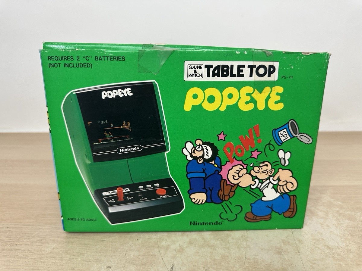 Vintage 1983 POPEYE Nintendo Game & Watch TableTop Game w/ RARE