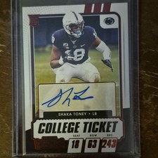 Shaka Toney College Ticket